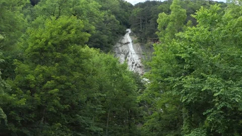 Waterfall in the mountains Alps. Stock Footage 134903020