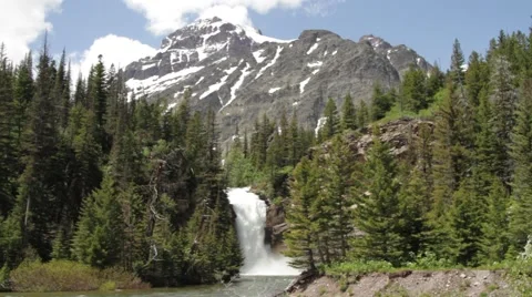 Waterfall in the mountains 스톡 동영상 48333411