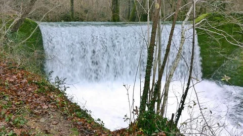 Waterfall in mountains 스톡 동영상 83869676