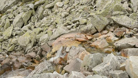 Waterfall in the Mountains Stock Footage 94117451