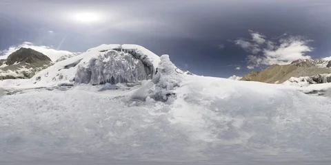 Waterfall in the mountains Video stock 101430146