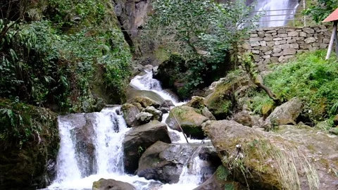 Waterfall in the mountains Video stock 140627700