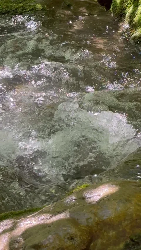 Waterfall from the mountains Stock Footage 274034829