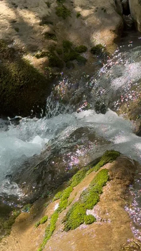 Waterfall from the mountains Stock Footage 274037512
