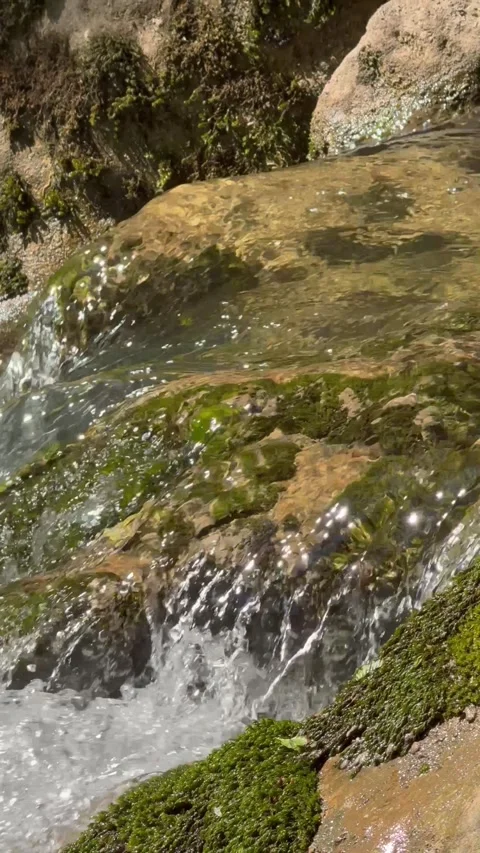 Waterfall from the mountains Stock Footage 274037516