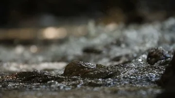 Waterfall in mountains in slow motion Stock Footage 85951402