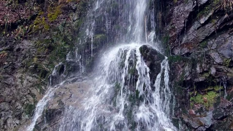 Waterfall in mountains in slow motion, high speed reel. super slow motion Vidéo 102677466