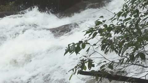 Waterfall in mountains in slow motion. slow motion Stock Footage 68742515