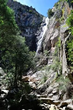 Waterfall of Murumannu Stock Photos