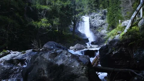 Waterfall / Nature / 4K Stock Footage 143607456