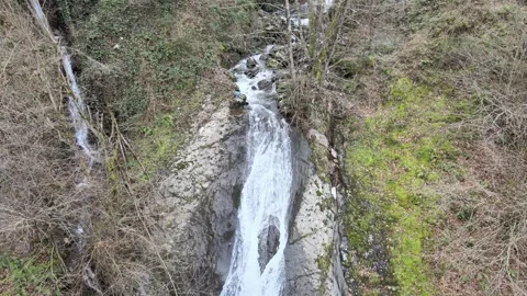 Waterfall nature Stock Footage 263868896