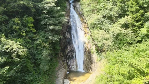 Waterfall nature landscape Stock-Footage 240768702