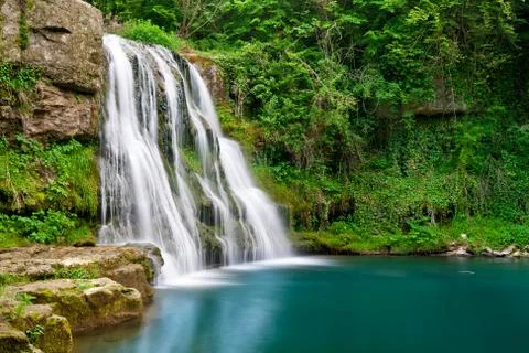 Waterfall in nature Stock Photos