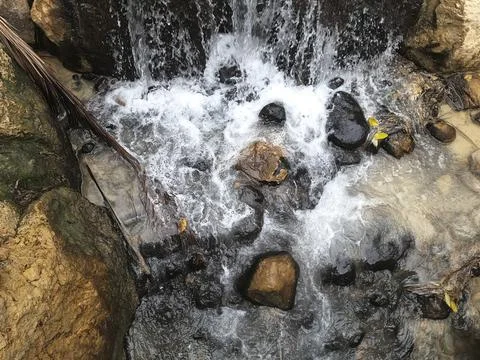 Waterfall in nature Stock Photos