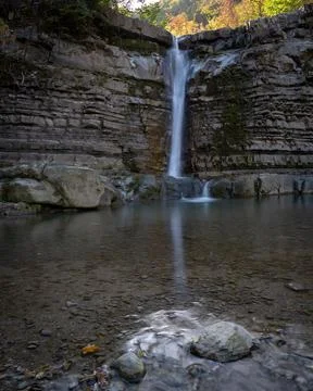 Waterfall nature Stock Photos
