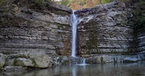 Waterfall nature Stock Photos