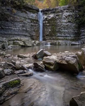 Waterfall nature Stock Photos