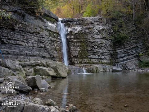 Waterfall nature Stock Photos
