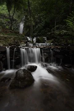 Waterfall in nature Stock Photos