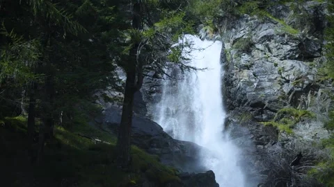 Waterfall / Nature / Slow Motion Stock Footage 143607629