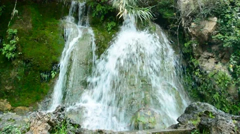 Waterfall in Navajas, Spain Stock Footage 68089286