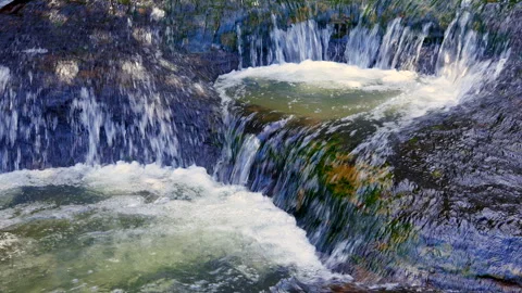 Waterfall in north eastern of Thailand Stock Footage 252336817