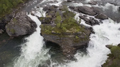 Waterfall in Norway Vídeo Stock 89264184