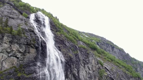 Waterfall in Norway Vídeo Stock 89299065