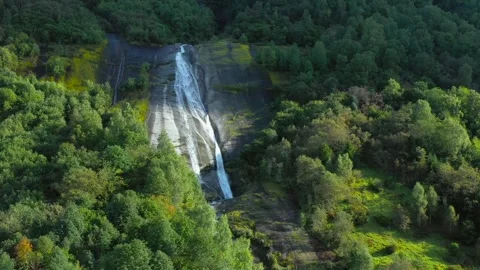 Waterfall in Olden, Norway Stock Footage 252530840