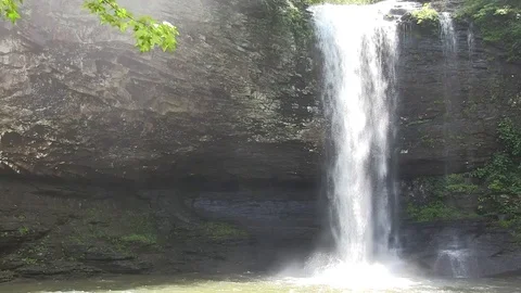 Waterfall one-third Stock Footage 91946803