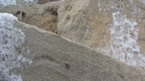 Waterfall or cascade wall Stock Footage 49489858