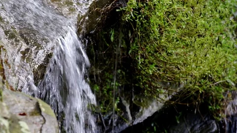 Waterfall Over Cliff Stock Footage 74643899