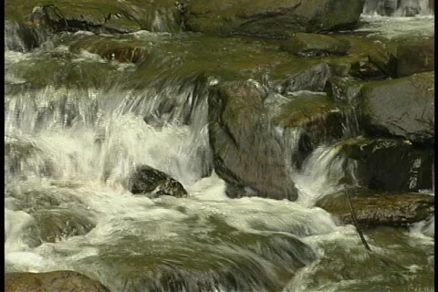 Waterfall over the top Stock Footage 140472