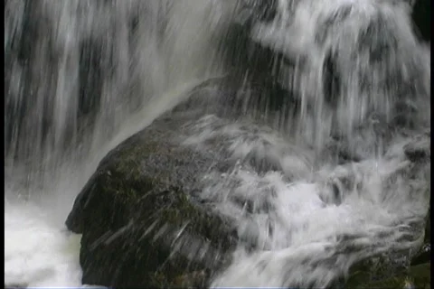 Waterfall over the top Stock Footage 140579