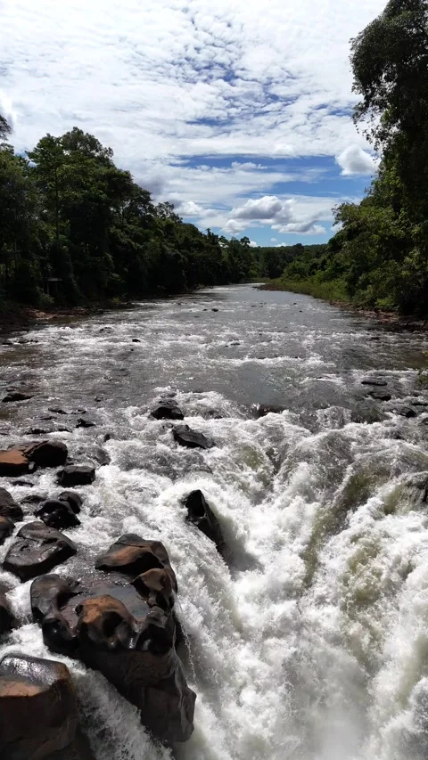 Waterfall (Pakse- Laos) Stock Footage 276634375
