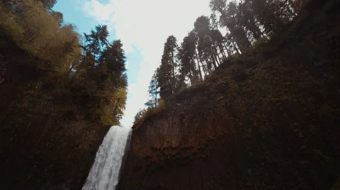 Waterfall Pan Down 2 Video stock 37386650