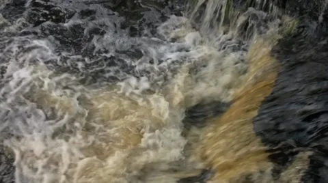 Waterfall pan shot Stock Footage 972048