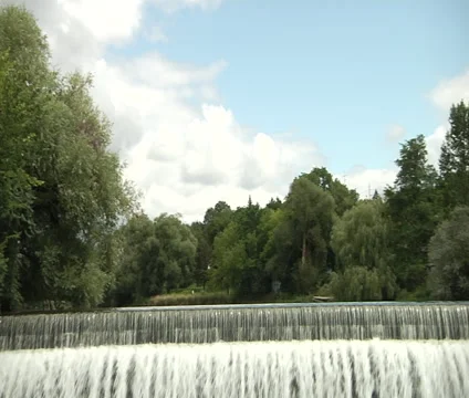 Waterfall (panorama) Stock Footage 55150982