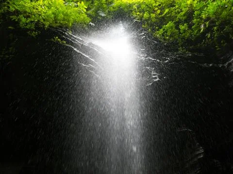 Waterfall in paradise Foto stock