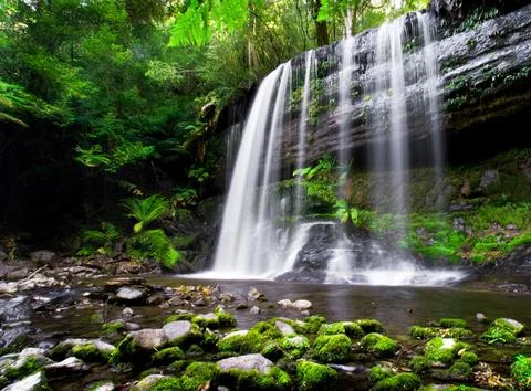 Waterfall Paradise 写真素材