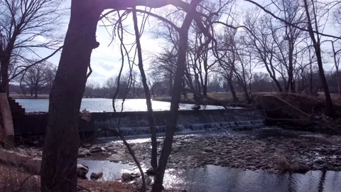 Waterfall in the Park Video stock 228696362