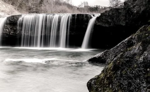 Waterfall in Pazin Stock Photos