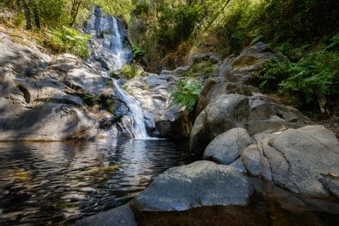 Waterfall Pedra Ferida Stock Photos