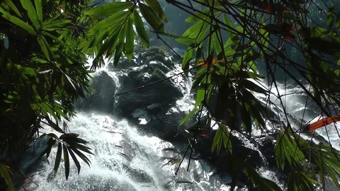 Waterfall, Perak, Malaysia. 스톡 동영상 70789441