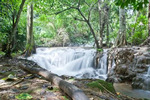 Waterfall. Stock Photos