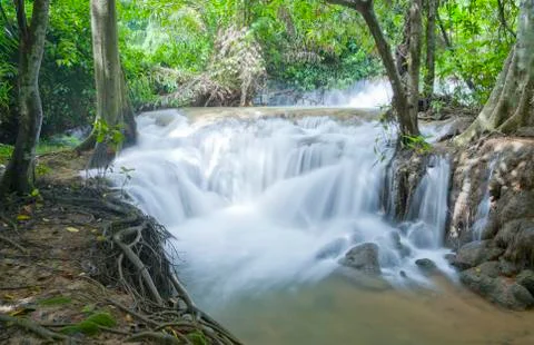 Waterfall. Stock Photos