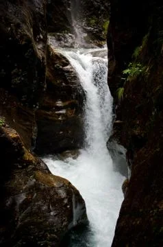 Waterfall. Stock Photos
