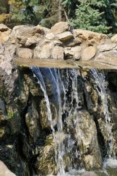 Waterfall. Stock Photos