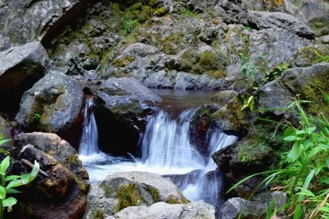 Waterfall. Foto stock