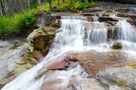 Waterfall. Stock Photos